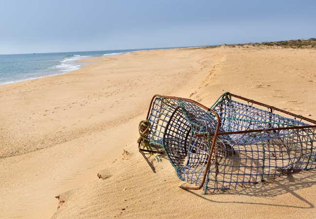 La spiaggia deserta di Ilha Deserta, Faro