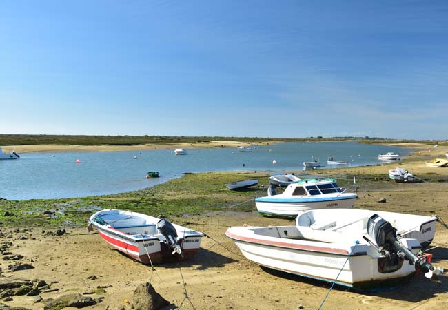 La spiaggia del Parque Natural da Ria Formosa