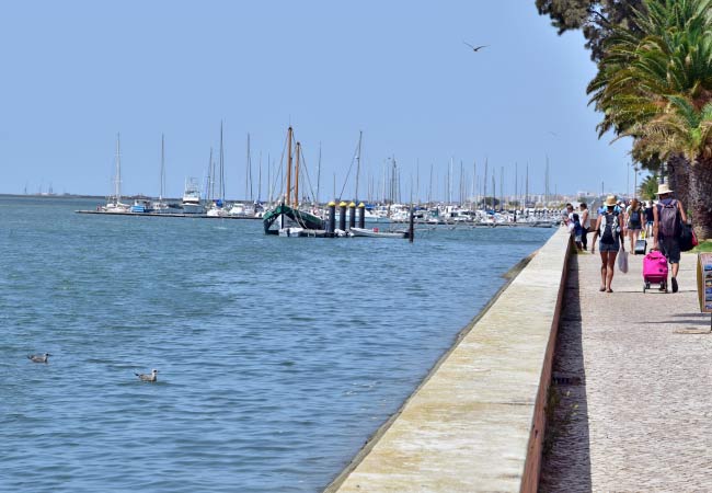waterfront of Olhão