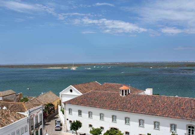 Aussicht von der Sé Kathedrale Faro