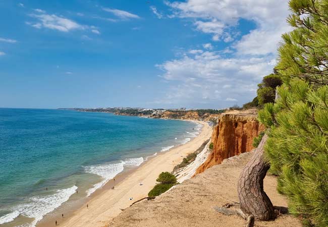 Discover the Most Beautiful Beaches in Algarve, Portugal - Praia da Falésia Red Cliffs